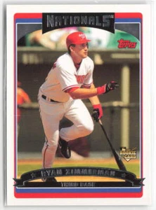 2006 Topps #617 Ryan Zimmerman Washington Nationals - Picture 1 of 2