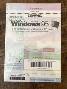 Windows95 Product Manual. Sealed COA - Photo 1/1