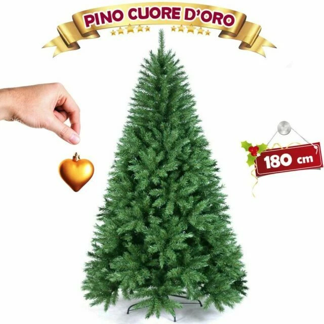 Bakaji Pino Cuore D'oro 180cm Albero di Natale - Verde (1035073)