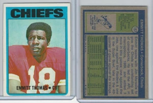 1972 Topps Football, #157 Emmitt Thomas RC, Kansas City Chiefs - Picture 1 of 1