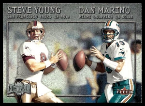 2000 Metal Steve Young / Dan Marino #200 - Picture 1 of 2