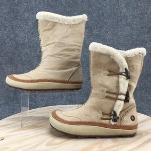 Merrell Boots Womens 7 Spirit Tibet High Timber Winter Snow Boot J20032 Beige - Picture 1 of 18