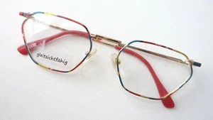 Lunettes Paget extravagantes coloridas gafas unisex marco de metal talla M - Imagen 1 de 4