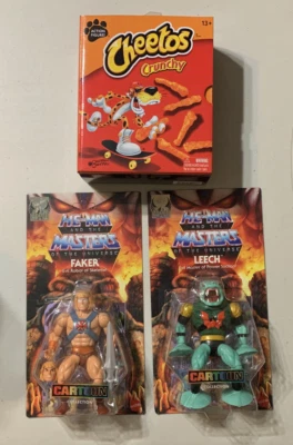 Masters of the Universe Origins Faker, Leech & Jada Cheetos Chester - Lote de 3 Foto 1 de 4