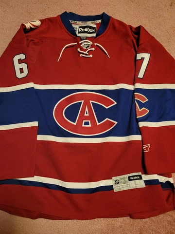 NHL Reebok Montreal Canadiens Pacioretty 100th Anniversary Hockey Jersey, Sz L Cover