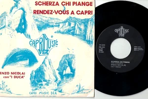 ENZO NICOLAI con I DUCA Scherza chi piange 45rpm 7' ITALY 1970s MINT- - Imagen 1 de 2