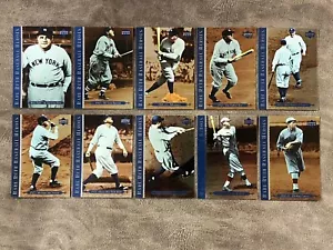 1995 Upper Deck Babe Ruth Baseball Heroes 10-Card Insert Set NM-MT RARE! SCARCE! - Picture 1 of 1