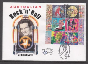 Australian Stamps.Alpha Cover. Australian Rock n Roll.1998. - Picture 1 of 1