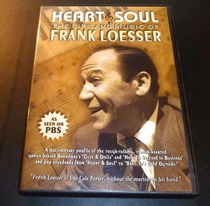 "HEART & SOUL: The Life And Music Of FRANK LOESSER" (DVD 2006) PBS **very good** - Picture 1 of 5