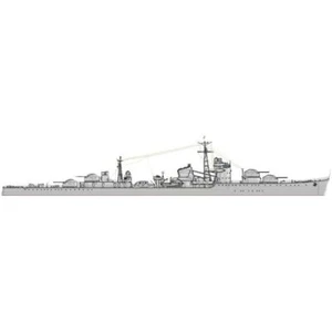 1/700 WWII QY destroyer resin ship (with complete set of etchants and small boat - Picture 1 of 5