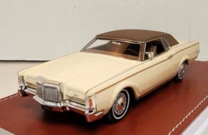 GIM 1:43 1971 Lincoln Continental Mark III Light Tan/Brown Top BEAUTIFUL!! LOOK! - Picture 1 of 6