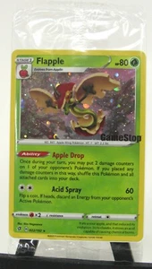 New Sealed Pokemon Gamestop Exclusive Stamped Holo SWIRL 022/192 Flapple #3 - Picture 1 of 4