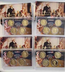2007 - 2010 US Presidential $ 1 Proof Sets in neuwertiger Originalverpackung ~ SCHÖN - Bild 1 von 2