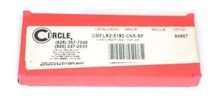Inserti in carburo CIRCLE: - CMFLR2-5182-CN5-SP ~ EDP#157321 - 5 ciascuno ~ nuovi con scatola - Foto 1 di 3