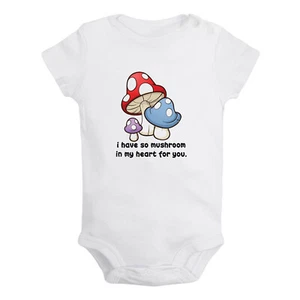 I Have So Mushroom In My Heart For You Funny Romper Baby Bodysuit Newborn Outfit - Bild 1 von 13