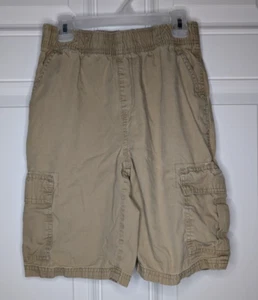 Children's Place Shorts Cargo Khaki Elastic Adjustable Boy Sizes 12, 14, or 18 - Picture 1 of 2