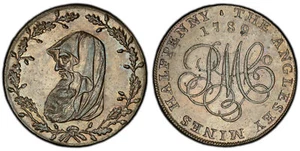 GREAT BRITAIN. Wales, Anglesey. 1789 CU Halfpenny Token. PCGS AU55BN. D&H 375 - Picture 1 of 1