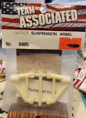 Team Associated 8405 Front Upper Suspension Arms White RC12LS/W RC10L - Image 1 of 3