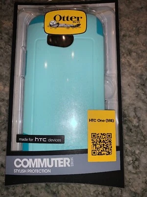 NEW OtterBox Case for HTC One M8 Commuter Series Blue and Black - Image 1 of 3