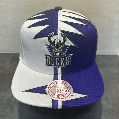 Gorra Milwaukee Bucks Mitchell & Ness Retro Shockwave Snapback OSFA OG Fit Cap H48 Foto 1 de 4