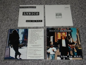 MICHAEL MASSIMO Live In N.Y.C. Rare OOP CD Skytide Music 1996 NYC New York City - Picture 1 of 3
