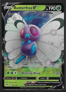 Pokémon TCG Butterfree V Darkness Ablaze 001/189 Holo Ultra Rare - Bild 1 von 2