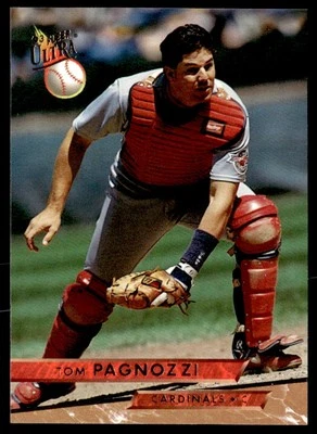 1993 Fleer Ultra Series 1 #110 Tom Pagnozzi St. Louis Cardinals - Image 1 of 2