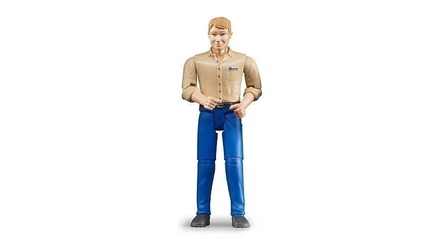 BRUDER Man - Light Skin - Blue Jeans - B10B60006 - FIGURE / FIGURINE - Image 1 of 1