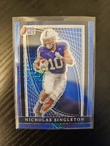 2024 Leaf Pro Set Cristalli Blu Metallo /7 Nicholas Singleton #106 - Foto 1 di 2