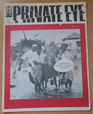 Private Eye Issue 32 - 8th March 1963. Complete, some minor faults / marks. - Image 1 of 2
