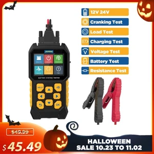 Probador de batería de coche Probador de carga de batería 12V 24V Análisis de arranque de carga de batería - Imagen 1 de 15