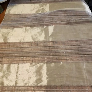 Silk blend Drapery Fabric remnant Pale gold - Picture 1 of 1