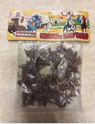 soldatini baravelli 1 72 Indiani E Cowboy Da Edicola  - Immagine 1 di 3