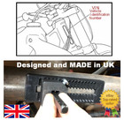 Magnetic Curved Jig For Letter Stamp Punch Motorcycle Guide Mount 5-8mm Bike Vin