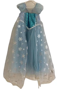 Trish Scully Princess Gown Size 5 Elsa Frozen Ice Queen - Picture 1 of 7