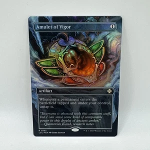 MTG Amulet of Vigor Borderless Foil Commander The Lost Caverns of Ixalan LCC LP - Picture 1 of 2