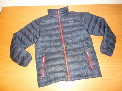 Chaqueta y bolsillos Patagonia con cremallera completa acolchada azul marino talla grande 12 juvenil Foto 1 de 4