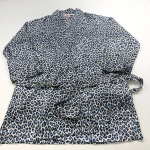 Victoria’s Secret One Size Polyester Satin Robe PLS READ STAIN All Over Print - Picture 1 of 20