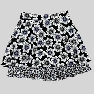 Kate Spade Skirt Womens 6 Hollyhock Double Layer Mini Floral Silk Blend - Picture 1 of 8
