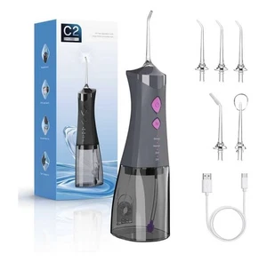 Kabellose Zahnseide für Zähne. 11,8 Unzen Wasser. 4 Zahnseide Modi. aufladen. - Bild 1 von 3