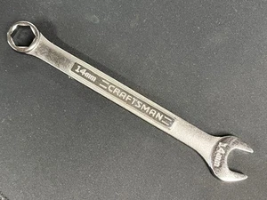 Sears Craftsman NOS Metric Satin Combination Wrench, 6pt, USA 14mm Part # 42871 - Picture 1 of 8