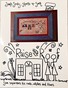 Raise the Roof - Hang Ten - Gráfico de punto de cruz - Imagen 1 de 1