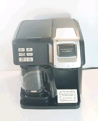 Hamilton Beach 49940 FlexBrew 1 Cup Or 12 Cup Pot Coffee Maker - Black  - Image 1 of 4