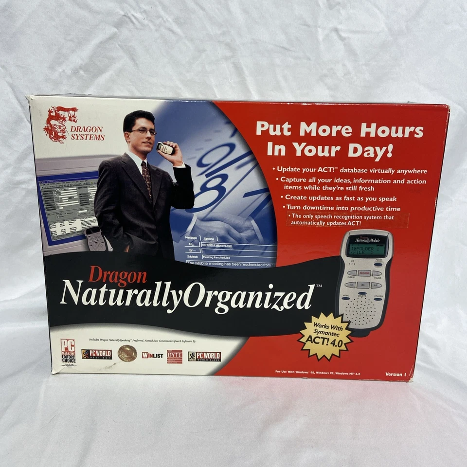 Dragon Naturally Organized Naturally Mobile Recorder Organizer No Headphones - Image 1 of 4