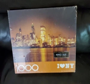 1970s 1980s NEW YORK MANHATTAN SKYLINE PUZZLE, SPRINGBOK, PZL5923, 1000 PIECES - Picture 1 of 5