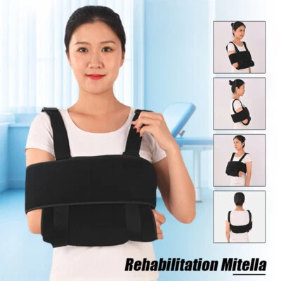 Rehabilitation Shoulder Sling Immobilizer Brace Broken Fractured Arm Strap US - Image 1 of 4