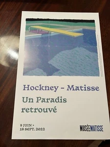 David Hockney Poster Matisse Ausstellungsplakat Selten! - Bild 1 von 2