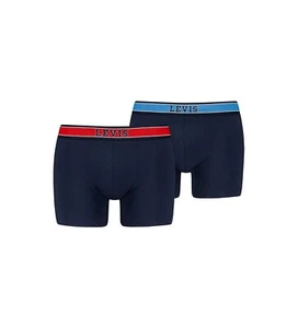 Levi's Organic Cotton 2 Pack Navy Boxer Briefs - Size: Large - Picture 1 of 6