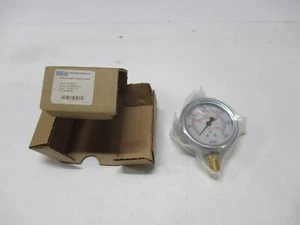 50242059 WIKA 0-3000 PSI PRESSURE LIQUID FILLED GAUGE 1/4" NPT LM - Picture 1 of 3