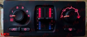 03-06 GM RED LED DIY UPGRADE KIT CLIMATE CONTROL BULB SILVERADO SIERRA TAHOE H2 - Bild 1 von 24